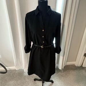 The Limited Black Long Sleeve Dress